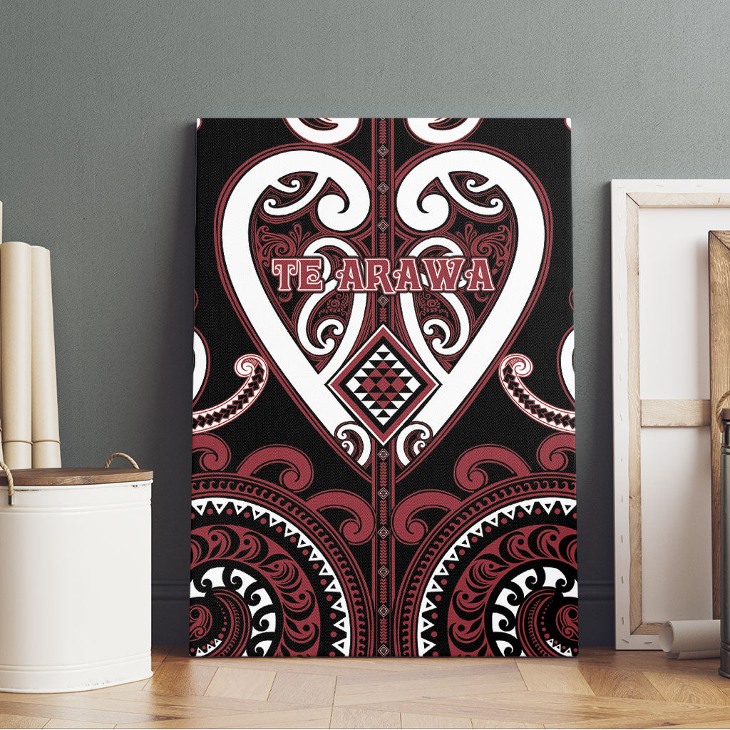 Aotearoa Te Arawa Canvas Wall Art Maori Tribal Pattern LT05 - Polynesian Pride