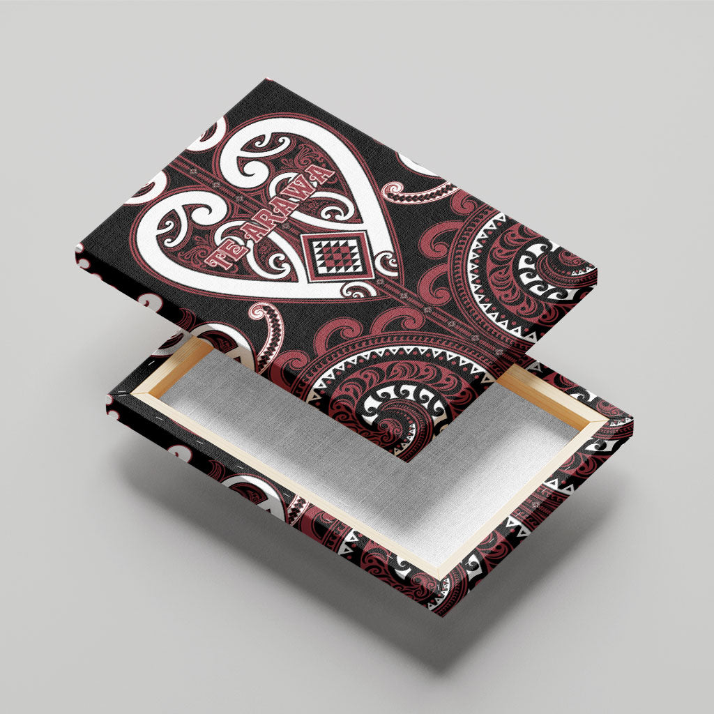 Aotearoa Te Arawa Canvas Wall Art Maori Tribal Pattern LT05 - Polynesian Pride
