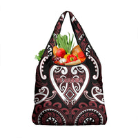 Aotearoa Te Arawa Grocery Bag Maori Tribal Pattern LT05 1-pack One Size Red - Polynesian Pride