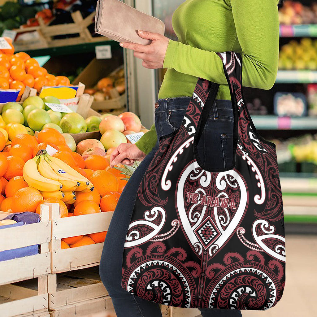 Aotearoa Te Arawa Grocery Bag Maori Tribal Pattern LT05 - Polynesian Pride