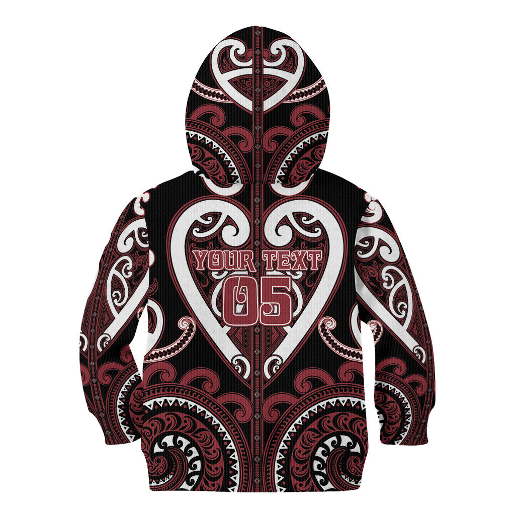 Custom Aotearoa Te Arawa Kid Hoodie Maori Tribal Pattern LT05 - Polynesian Pride