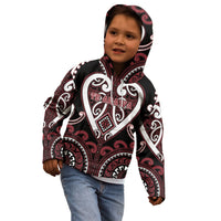 Custom Aotearoa Te Arawa Kid Hoodie Maori Tribal Pattern LT05 - Polynesian Pride