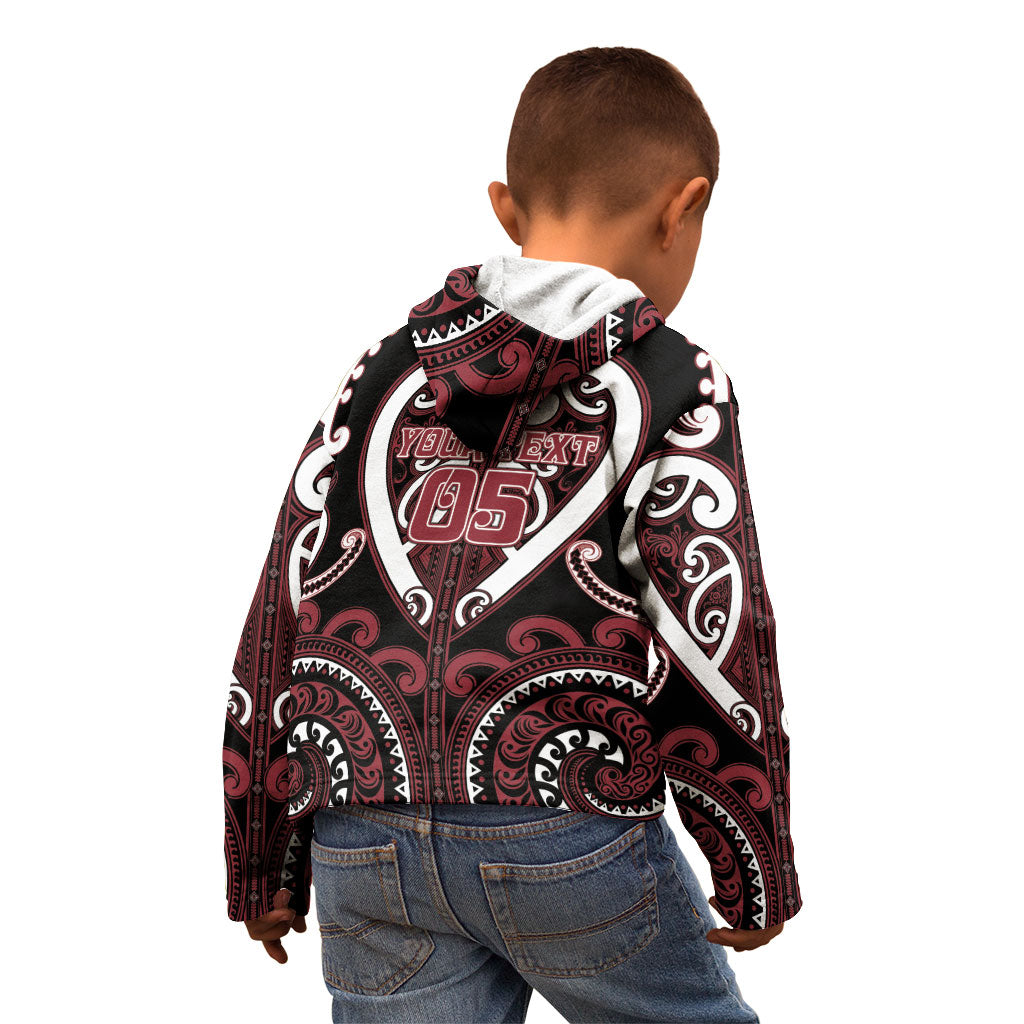 Custom Aotearoa Te Arawa Kid Hoodie Maori Tribal Pattern LT05 - Polynesian Pride
