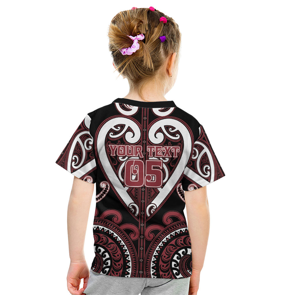 Custom Aotearoa Te Arawa Kid T Shirt Maori Tribal Pattern LT05 - Polynesian Pride