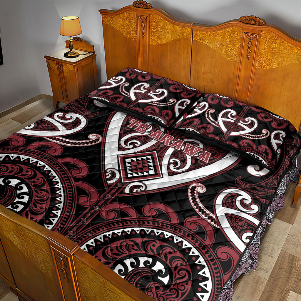 Aotearoa Te Arawa Quilt Bed Set Maori Tribal Pattern LT05 - Polynesian Pride