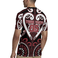 Custom Aotearoa Te Arawa Rugby Jersey Maori Tribal Pattern LT05 - Polynesian Pride