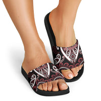 Aotearoa Te Arawa Slide Sandals Maori Tribal Pattern LT05 - Polynesian Pride