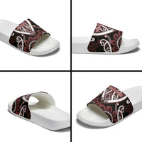 Aotearoa Te Arawa Slide Sandals Maori Tribal Pattern LT05 - Polynesian Pride