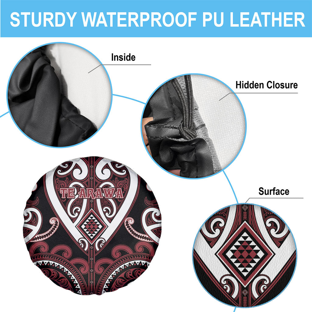 Aotearoa Te Arawa Spare Tire Cover Maori Tribal Pattern LT05 - Polynesian Pride