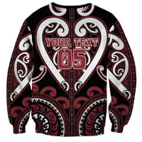 Custom Aotearoa Te Arawa Sweatshirt Maori Tribal Pattern LT05 - Polynesian Pride