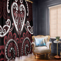 Aotearoa Te Arawa Window Curtain Maori Tribal Pattern LT05 - Polynesian Pride