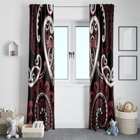 Aotearoa Te Arawa Window Curtain Maori Tribal Pattern LT05 - Polynesian Pride