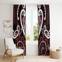 Aotearoa Te Arawa Window Curtain Maori Tribal Pattern LT05 - Polynesian Pride