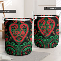 Aotearoa Ngai Tuhoe Laundry Basket Maori Tribal Pattern LT05 - Polynesian Pride