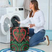Aotearoa Ngai Tuhoe Laundry Basket Maori Tribal Pattern LT05 - Polynesian Pride