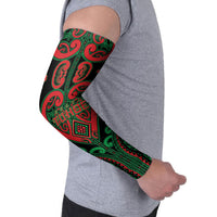 Custom Aotearoa Ngai Tuhoe Arm Sleeves Maori Tribal Pattern LT05 - Polynesian Pride