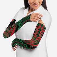 Custom Aotearoa Ngai Tuhoe Arm Sleeves Maori Tribal Pattern LT05 - Polynesian Pride