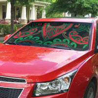 Aotearoa Ngai Tuhoe Auto Sun Shade Maori Tribal Pattern LT05 - Polynesian Pride