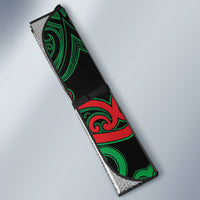 Aotearoa Ngai Tuhoe Auto Sun Shade Maori Tribal Pattern LT05 - Polynesian Pride