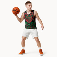 Custom Aotearoa Ngai Tuhoe Basketball Jersey Maori Tribal Pattern LT05 - Polynesian Pride