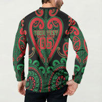 Custom Aotearoa Ngai Tuhoe Button Sweatshirt Maori Tribal Pattern LT05 - Polynesian Pride