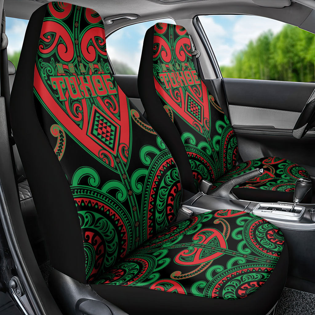 Aotearoa Ngai Tuhoe Car Seat Cover Maori Tribal Pattern LT05 - Polynesian Pride