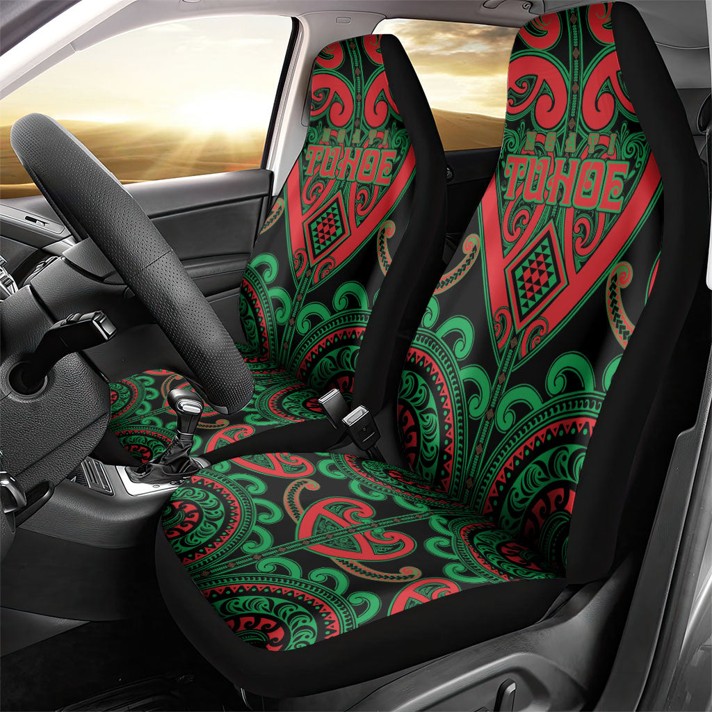 Aotearoa Ngai Tuhoe Car Seat Cover Maori Tribal Pattern LT05 - Polynesian Pride
