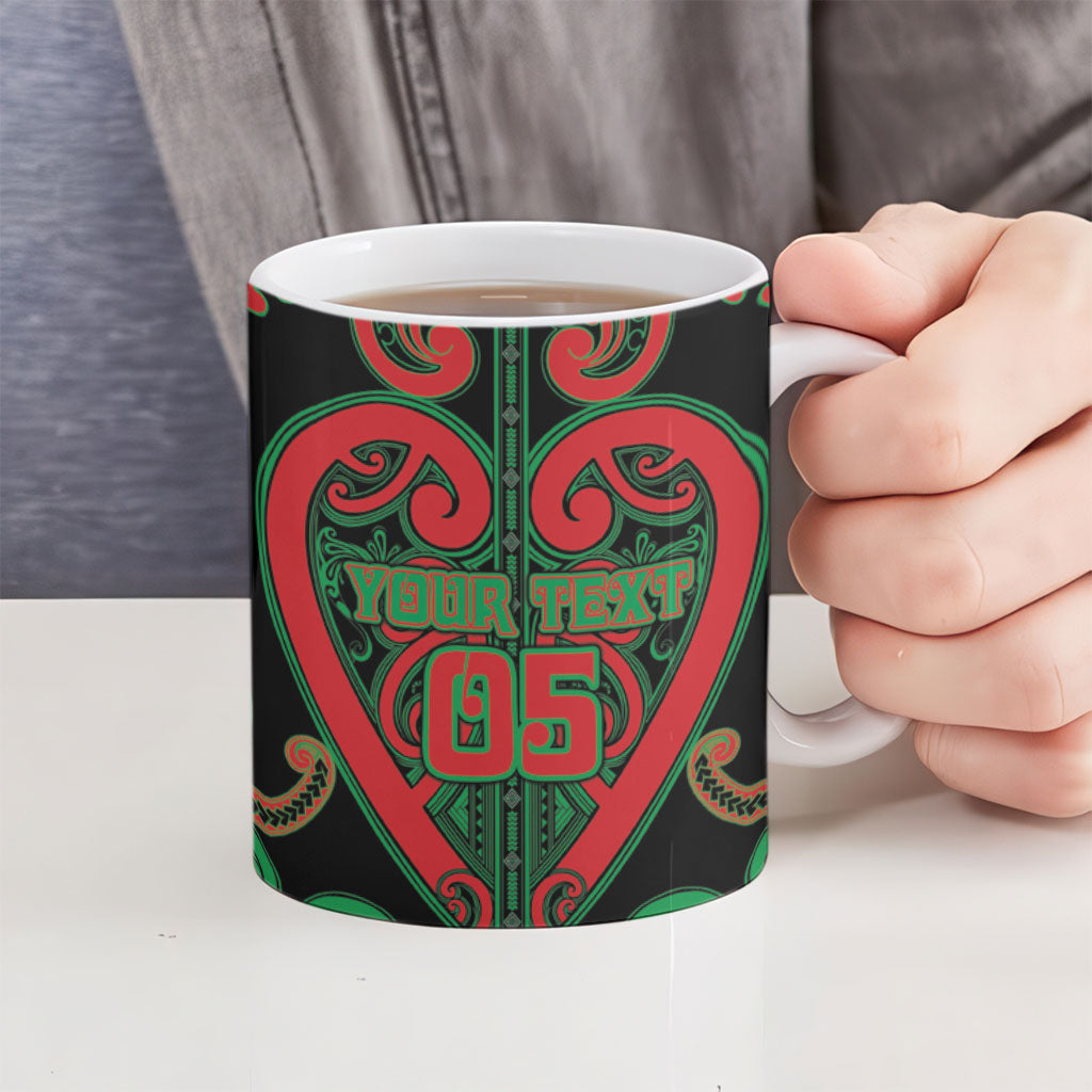 Custom Aotearoa Ngai Tuhoe Ceramic Mug Maori Tribal Pattern LT05 - Polynesian Pride