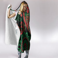 Aotearoa Ngai Tuhoe Hooded Blanket Maori Tribal Pattern LT05 - Polynesian Pride