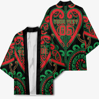 Custom Aotearoa Ngai Tuhoe Kimono Maori Tribal Pattern LT05 - Polynesian Pride