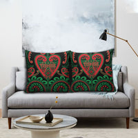Aotearoa Ngai Tuhoe Pillow Cover Maori Tribal Pattern LT05 - Polynesian Pride
