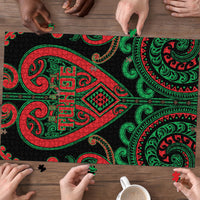 Aotearoa Ngai Tuhoe Puzzle Maori Tribal Pattern LT05 - Polynesian Pride