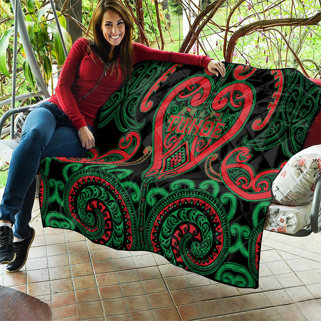 Aotearoa Ngai Tuhoe Quilt Maori Tribal Pattern LT05 - Polynesian Pride