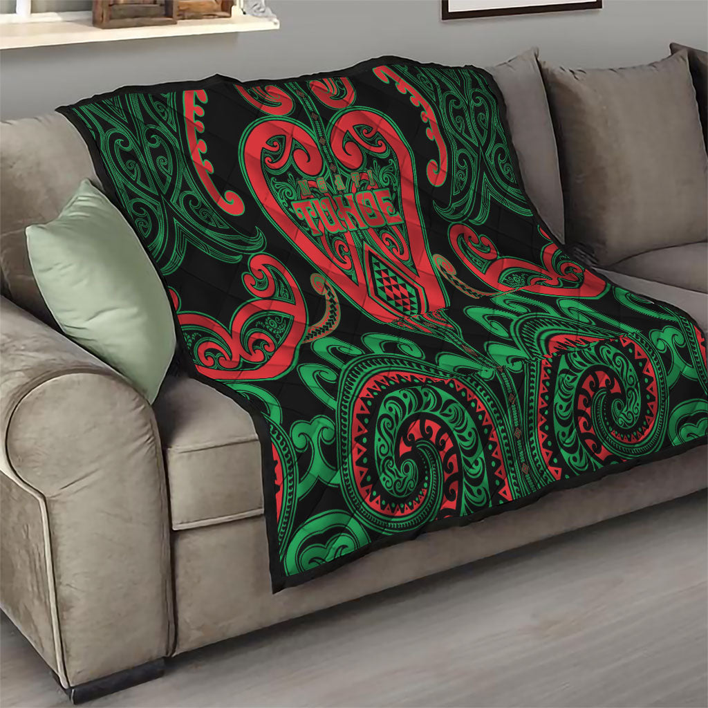 Aotearoa Ngai Tuhoe Quilt Maori Tribal Pattern LT05 - Polynesian Pride