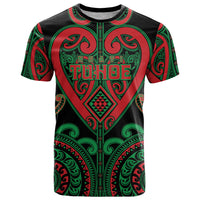 Custom Aotearoa Ngai Tuhoe T Shirt Maori Tribal Pattern LT05 Black - Polynesian Pride