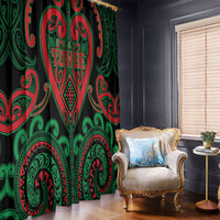 Aotearoa Ngai Tuhoe Window Curtain Maori Tribal Pattern LT05 - Polynesian Pride