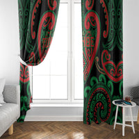 Aotearoa Ngai Tuhoe Window Curtain Maori Tribal Pattern LT05 - Polynesian Pride
