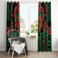 Aotearoa Ngai Tuhoe Window Curtain Maori Tribal Pattern LT05 - Polynesian Pride