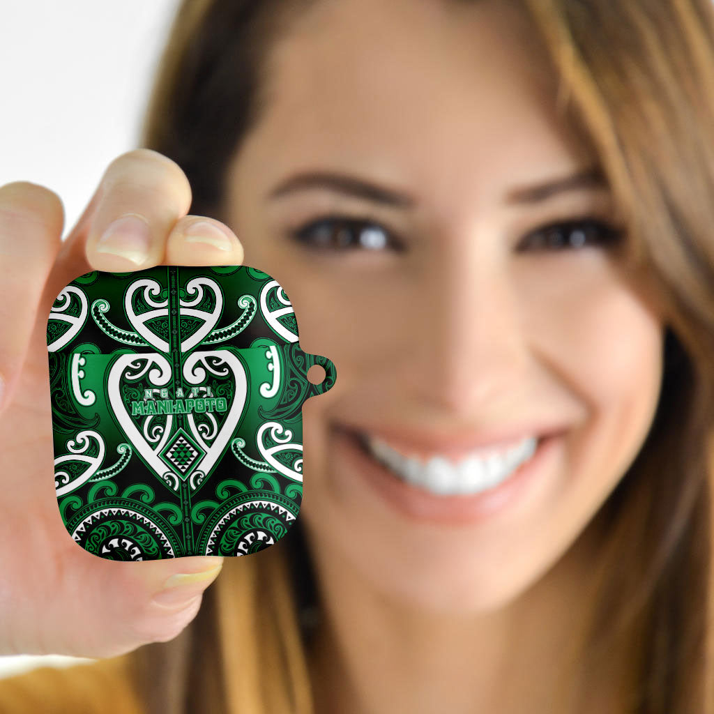 Aotearoa Ngati Maniapoto AirPods Case Maori Tribal Pattern LT05 - Polynesian Pride