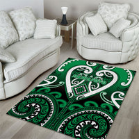 Aotearoa Ngati Maniapoto Area Rug Maori Tribal Pattern LT05 - Polynesian Pride