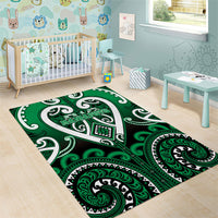Aotearoa Ngati Maniapoto Area Rug Maori Tribal Pattern LT05 - Polynesian Pride