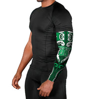 Custom Aotearoa Ngati Maniapoto Arm Sleeves Maori Tribal Pattern LT05 - Polynesian Pride