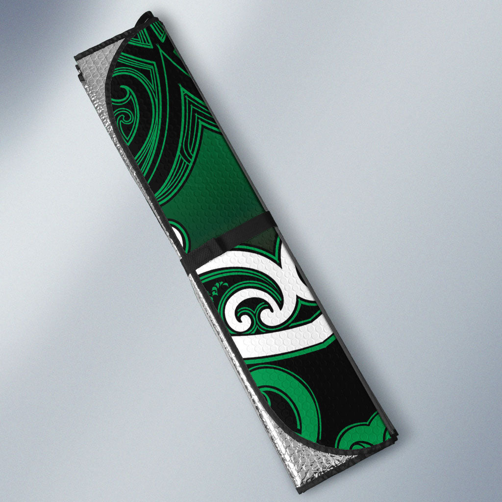 Aotearoa Ngati Maniapoto Auto Sun Shade Maori Tribal Pattern LT05 - Polynesian Pride
