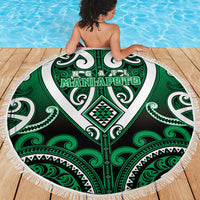 Aotearoa Ngati Maniapoto Beach Blanket Maori Tribal Pattern LT05 - Polynesian Pride