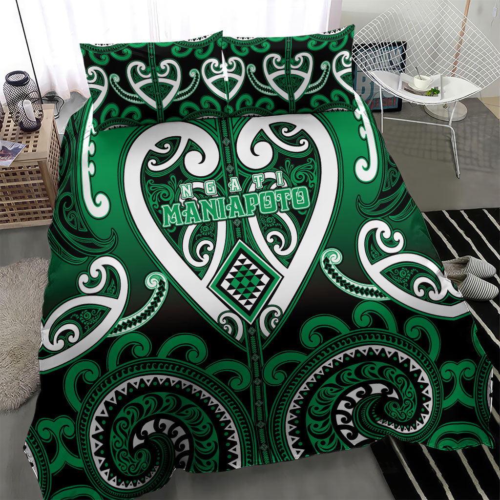 Aotearoa Ngati Maniapoto Bedding Set Maori Tribal Pattern LT05 - Polynesian Pride