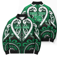 Custom Aotearoa Ngati Maniapoto Bomber Puffer Jacket Maori Tribal Pattern LT05 - Polynesian Pride