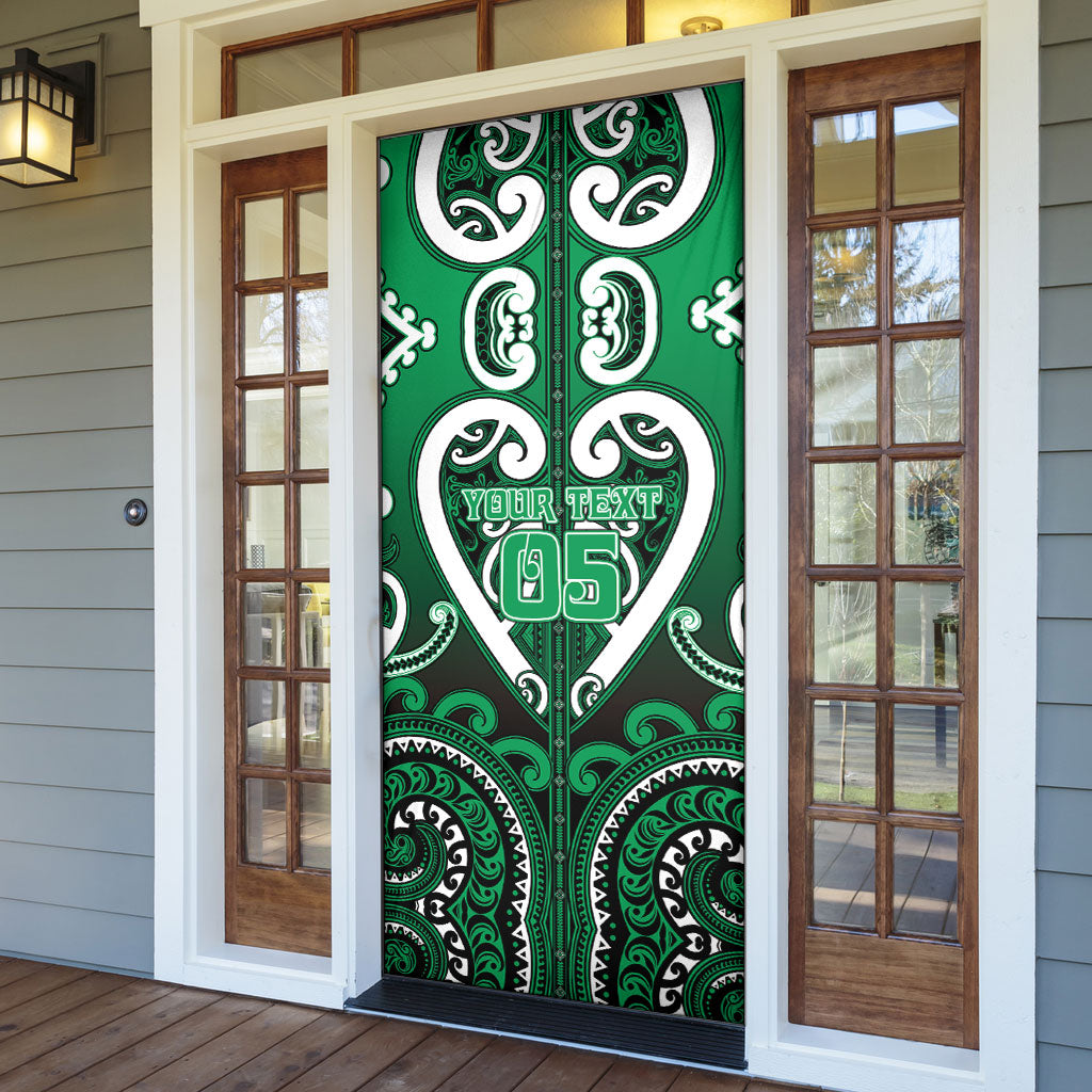 Custom Aotearoa Ngati Maniapoto Door Cover Maori Tribal Pattern LT05 - Polynesian Pride