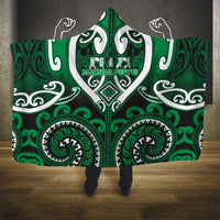 Aotearoa Ngati Maniapoto Hooded Blanket Maori Tribal Pattern LT05 - Polynesian Pride