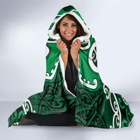 Aotearoa Ngati Maniapoto Hooded Blanket Maori Tribal Pattern LT05 - Polynesian Pride