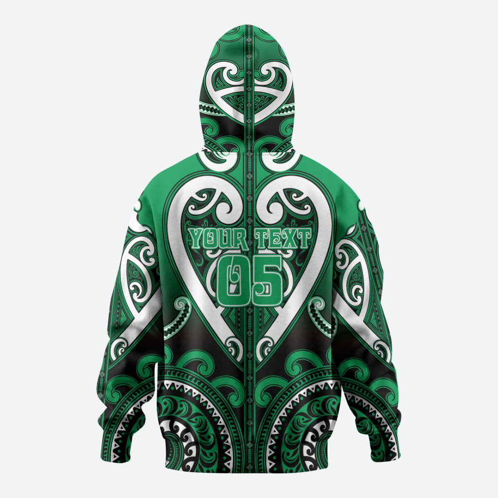 Custom Aotearoa Ngati Maniapoto Hoodie Maori Tribal Pattern LT05 - Polynesian Pride